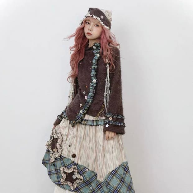 失常 상하이 디자이너 브랜드 가디건