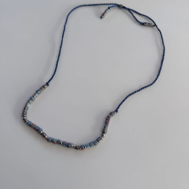 WAX CORD NECKLACE 왁스 코드 목걸이