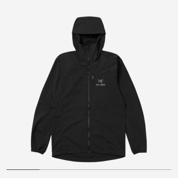 [XL] 아크테릭스 스쿼미시 후디 블랙