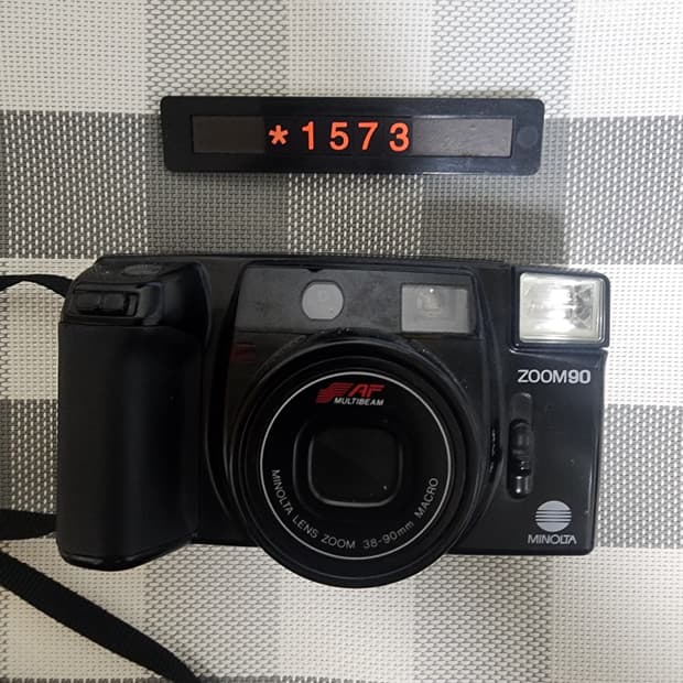 미놀타 맥 줌 90 데이터백 필름카메라