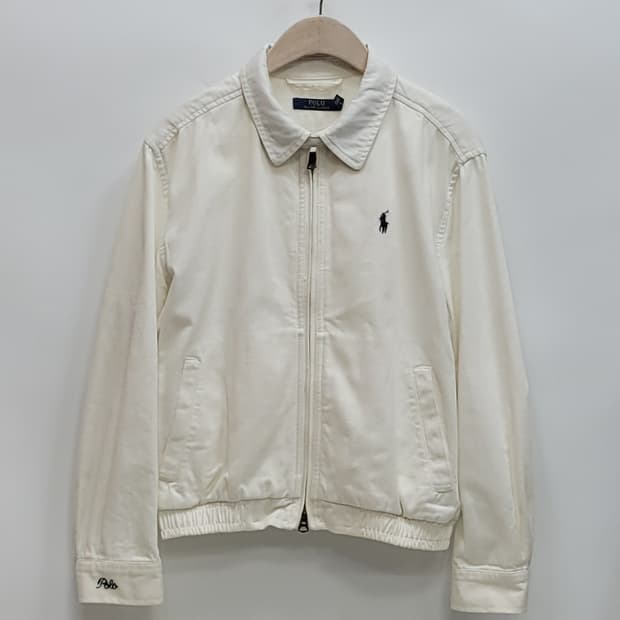POLO 폴로랄프로렌 치노 데님 투웨이 자켓 / 여 S 화이트
