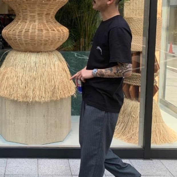 스투시 셔닐S 로고캡 블랙 