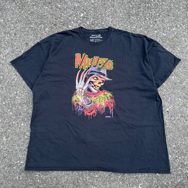4XL) Misfits&Freddy Krueger T shirts
