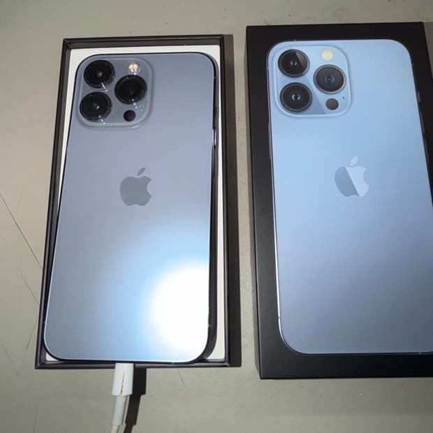 문제 X) 아이폰 13pro 프로 시에라 블루 128기가