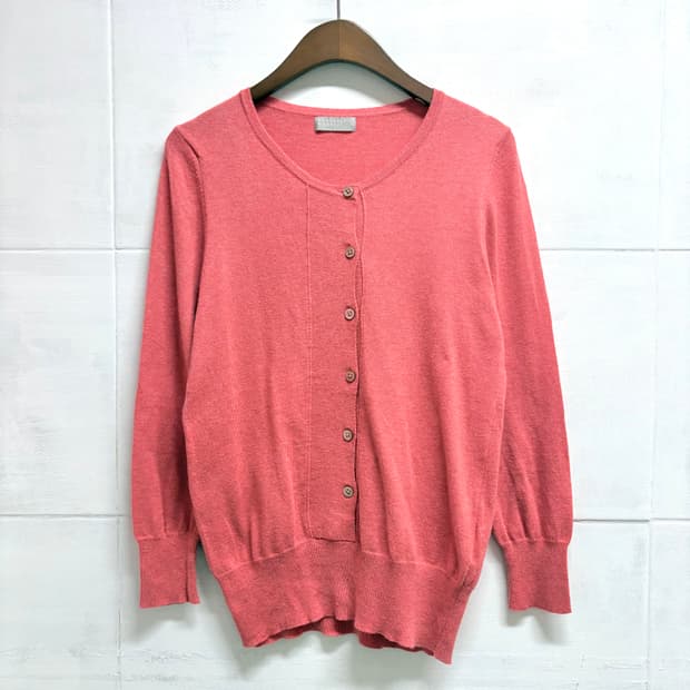 마가렛호웰 margaret howell 핑크 코튼 니트 