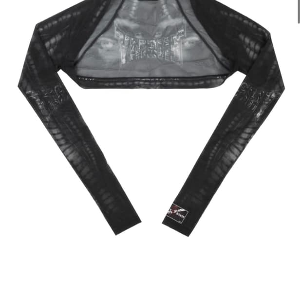 새거MESH BOLERO CARDIGAN IN BLACK  볼레로 가디건