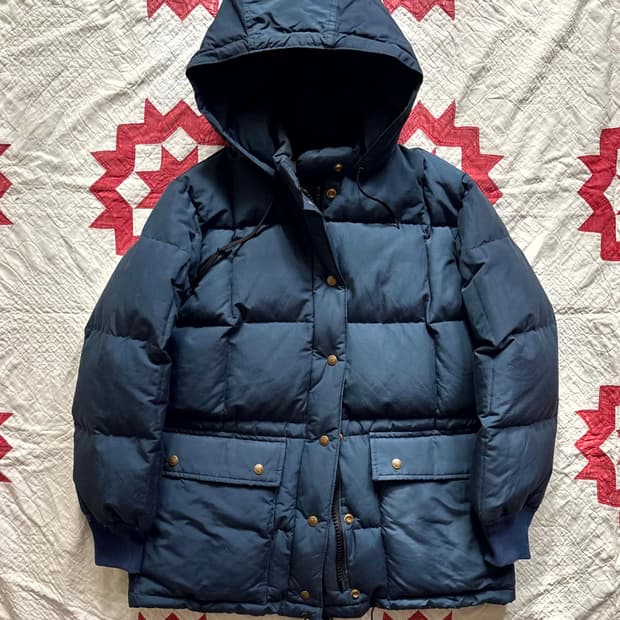 80's 에디바우어 카라코람 헤비 다운 파카 100