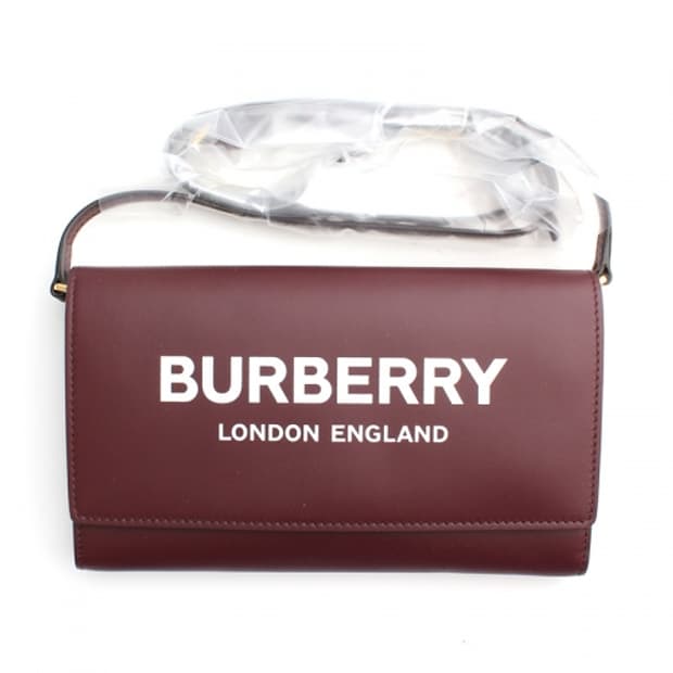 버버리 마호가니레드 미니 크로스백