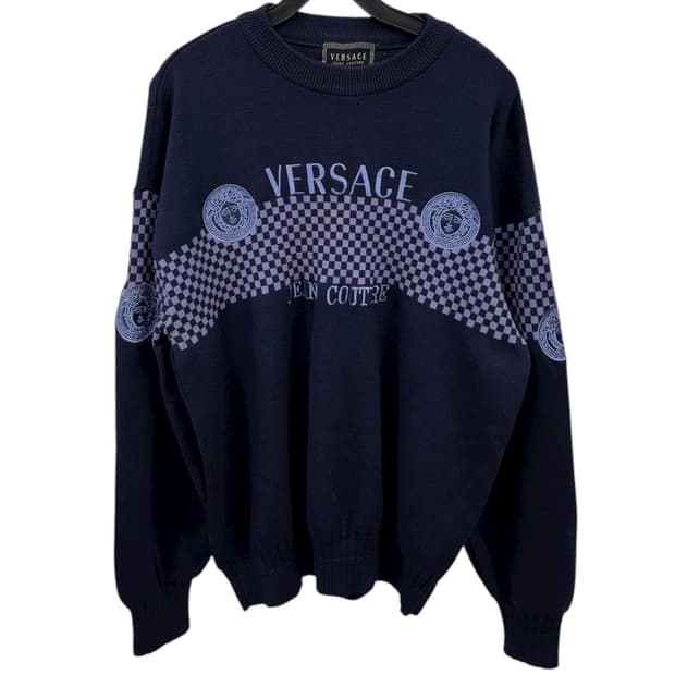 베르사체 로고  울 니트