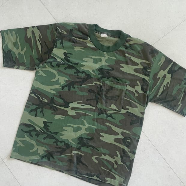 [XL] vintage usa camo 카모 티셔츠