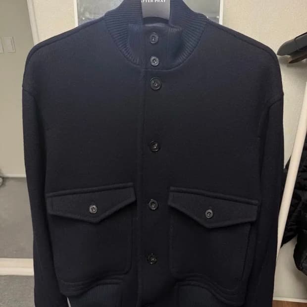 애프터프레이 A-1 울 블루종 자켓