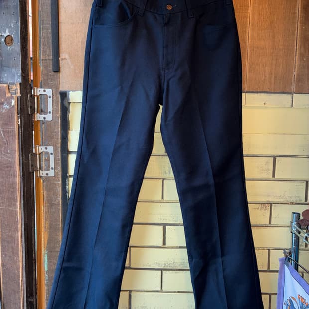 80s Levi’s STA-PREST Navy Bootcut Pants