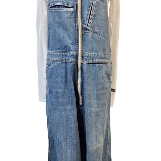 G-STAR 청 데님 롤업 점프수트(M)디피용/택없음
