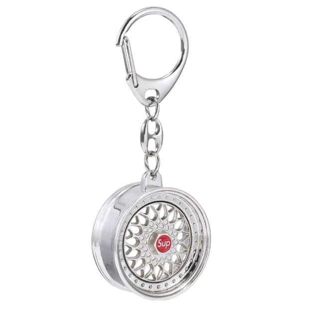 슈프림 x BBS RS 림 키체인 크롬 - 25FW