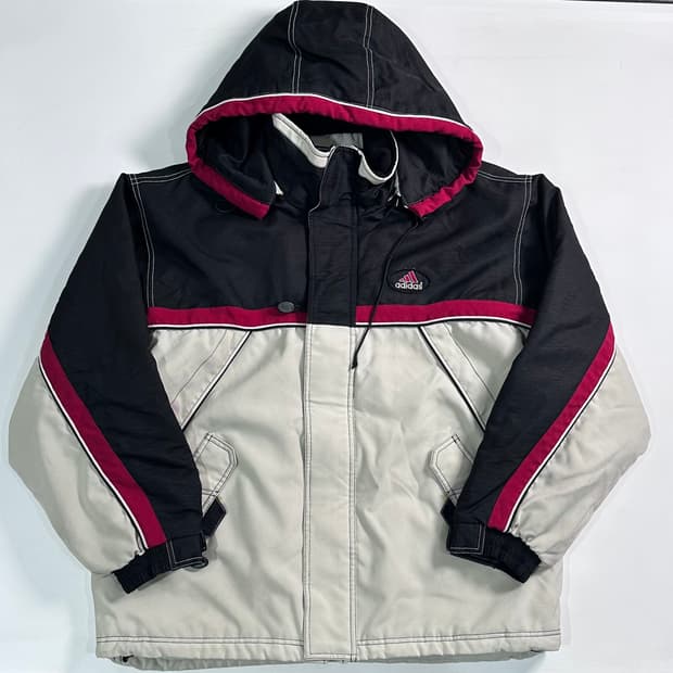 90s 아디다스 빅로고 올드스쿨 후드 자켓