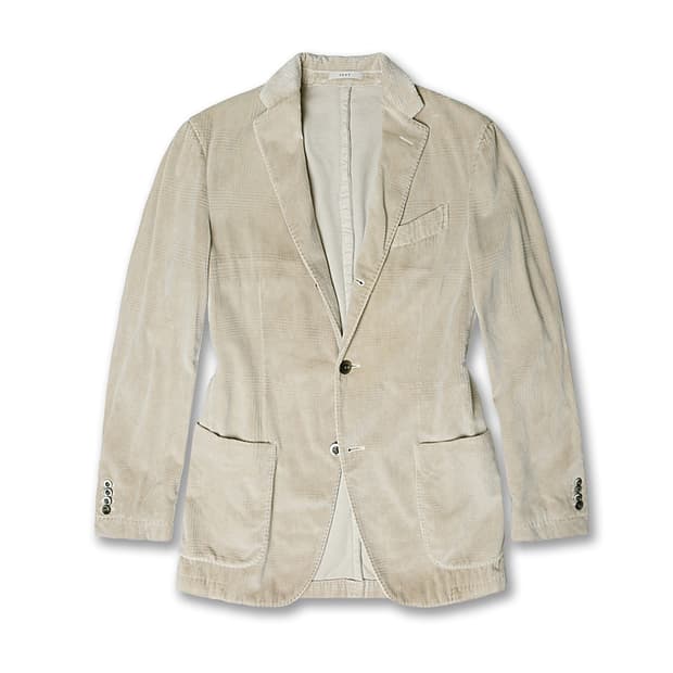 볼리올리 [Boglioli] 베이지 체크 코튼 럭셔리 이태리 스포츠 자켓