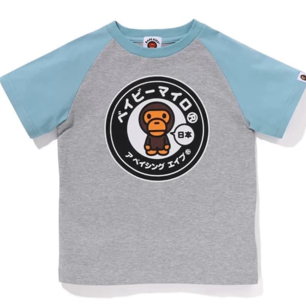 베이프 bape 베이비 마일로 키즈 나그랑 반팔탑 티셔츠