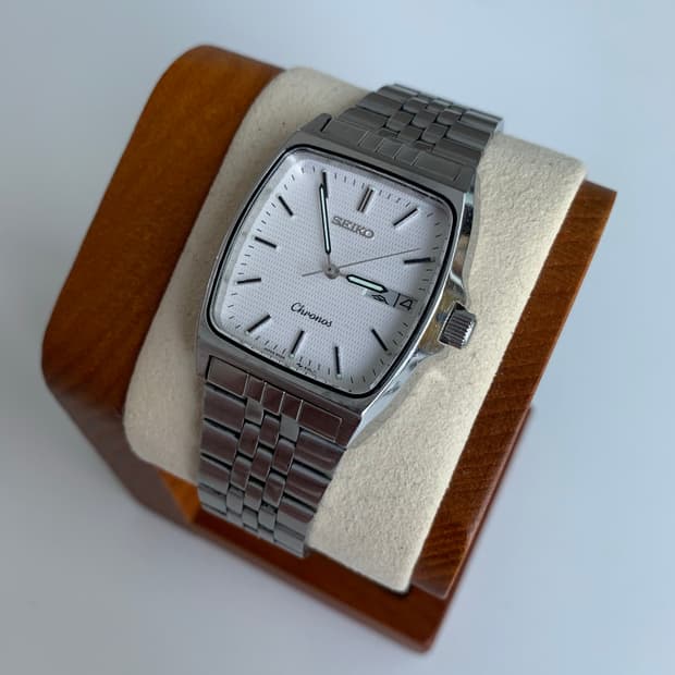 세이코 Seiko 크로노스 스퀘어 데이 데이트