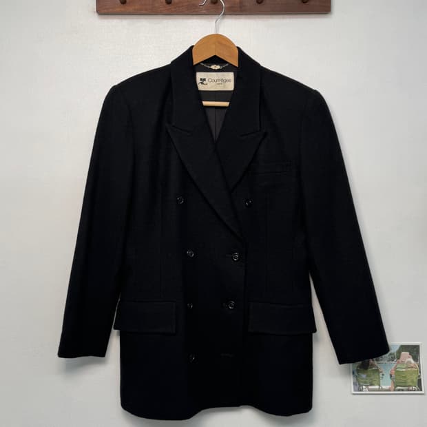 꾸레쥬 더블 블레이저/O62