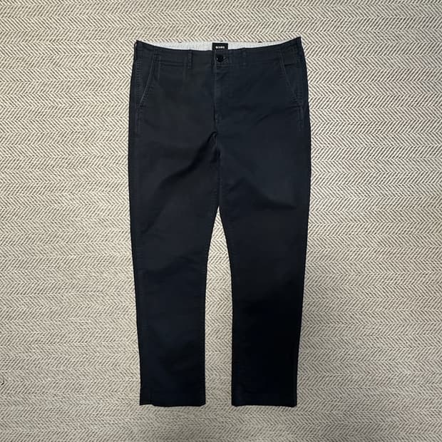 BEAMS japan made cotton pants navy