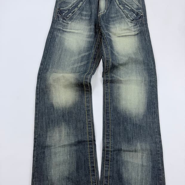 코니커니진스 빈티지 워싱 데님 팬츠