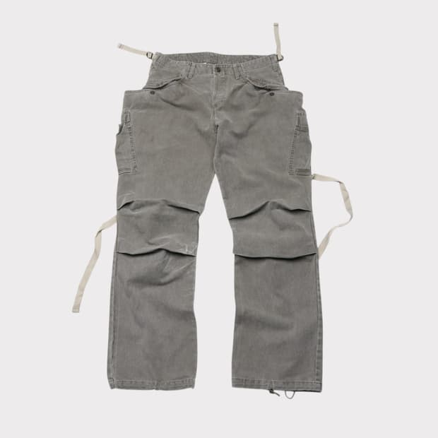 [30인치] TATA 토킹 어바웃 디 앱스트랙션 스트랩 카고팬츠