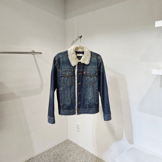 리바이스 쉐르파 데님 청자켓