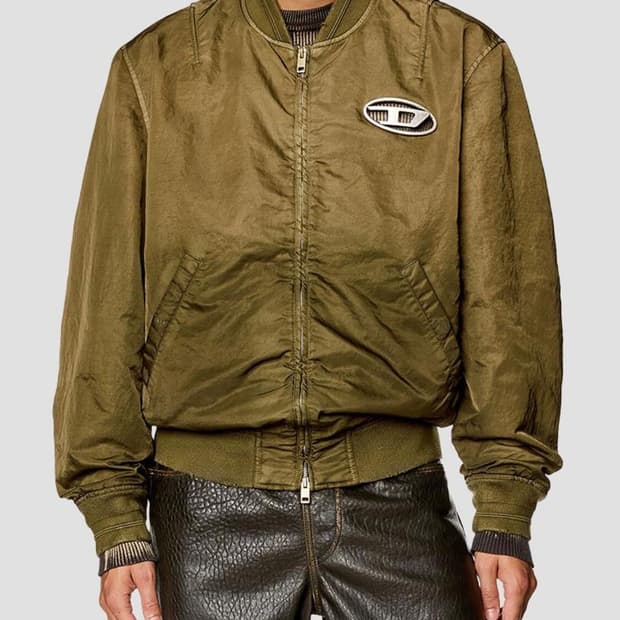 디젤 봄버 블루종 ma-1 카키 50사이즈