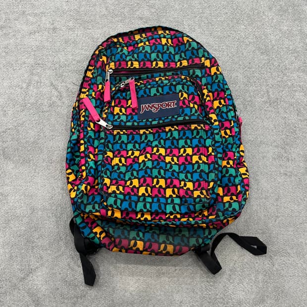 잔스포츠 코끼리 패턴 백팩