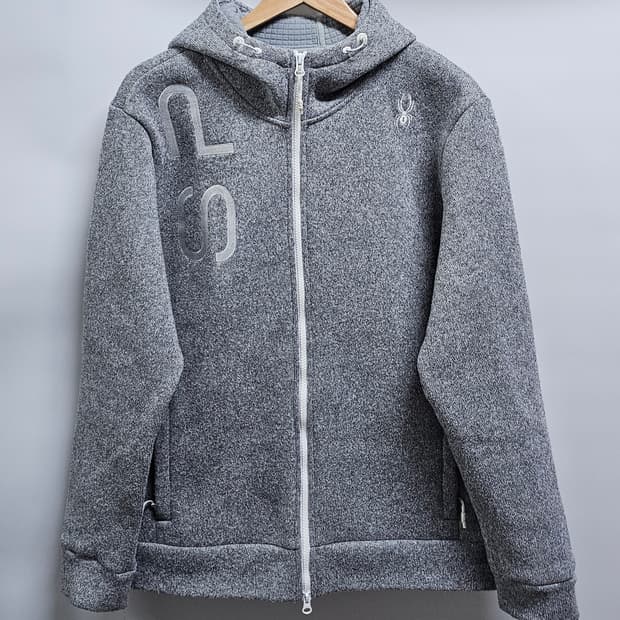 스파이더 플리스 후드집업자켓 XL