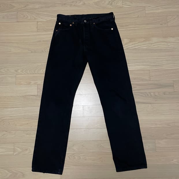 90s 빈티지 리바이스 501 블랙