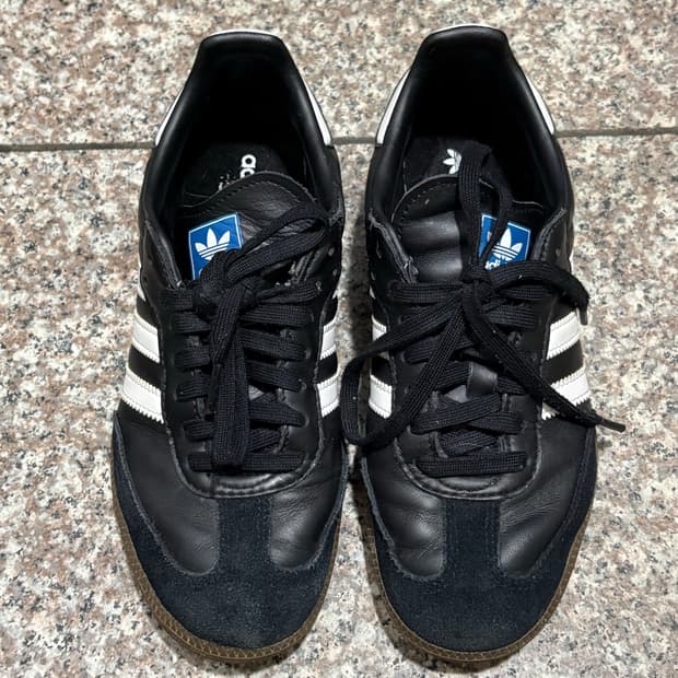 아디다스 삼바 OG 블랙 화이트 검흰 240