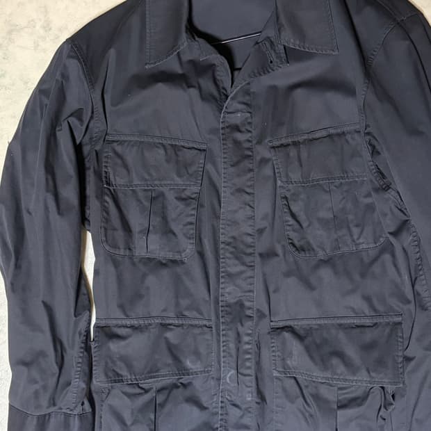 유니클로U BDU 퍼티그 자켓 블랙 L사이즈