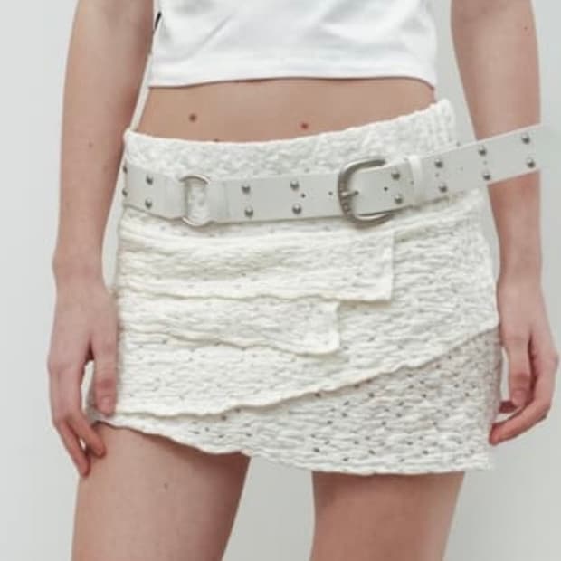 [세릭] 세릭벨트 TWO RING RIVET BELT / WHITE