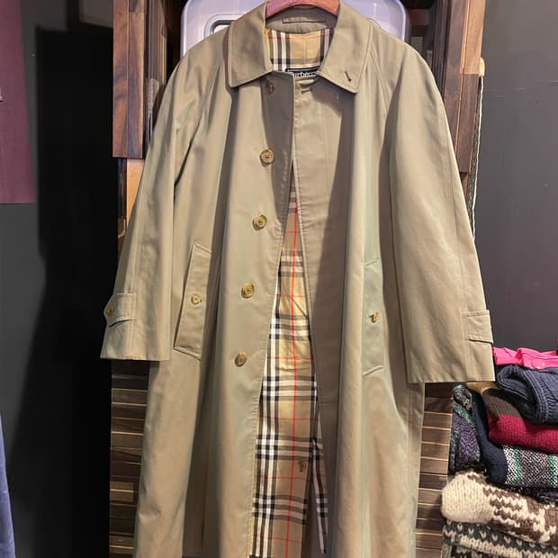 90s 버버리 트렌치코트