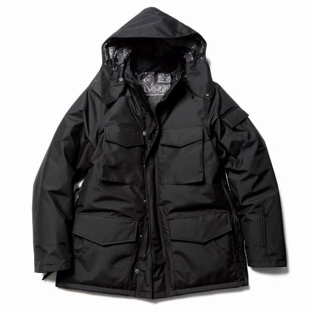 소프넷 / 5포켓 패디드 후드 블루종 패딩 / M