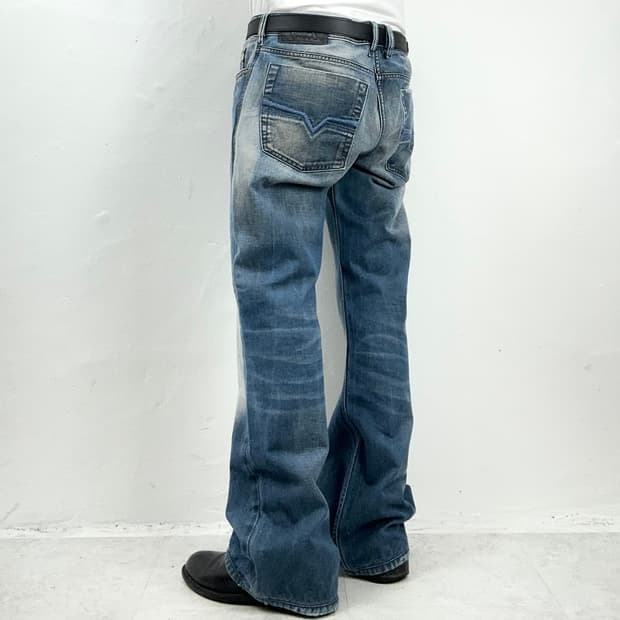 Diesel Zathan Wash Bootcut Denim