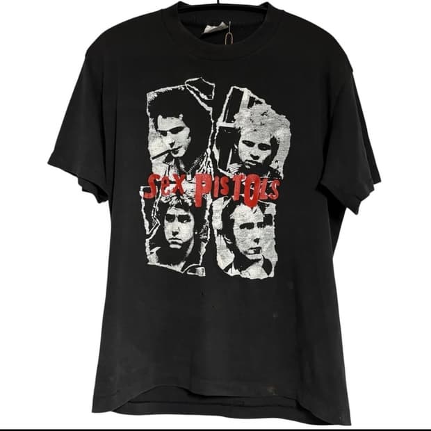 80년대 sex pistols 밴드티