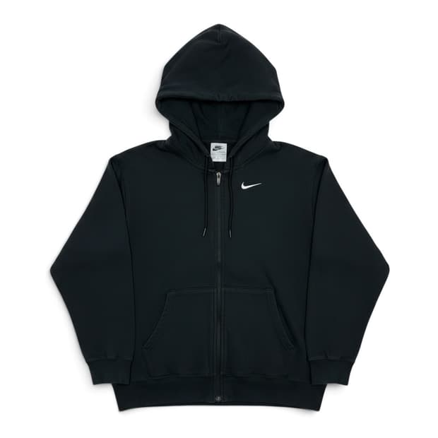 (S) 나이키 스우시 후드집업 블랙