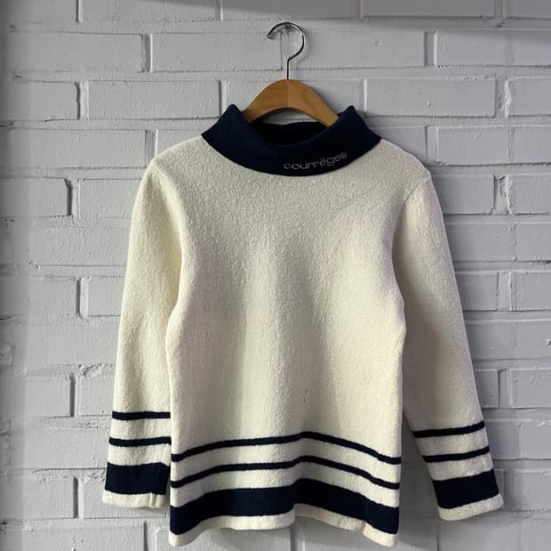 courreges turtleneck knit