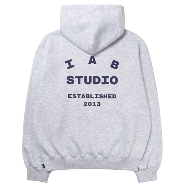 아이앱 스튜디오 25 후드 라이트 그레이 네이비