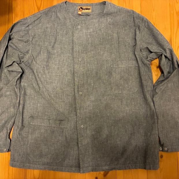 [54] 나이젤카본 샴브레이 논카라 프렌치 워크 자켓