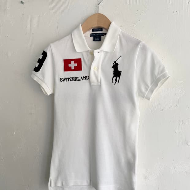 Polo 랄프로렌 우먼 화이트컬러 빅포니 스위스 스키니핏 PK 카라티셔츠