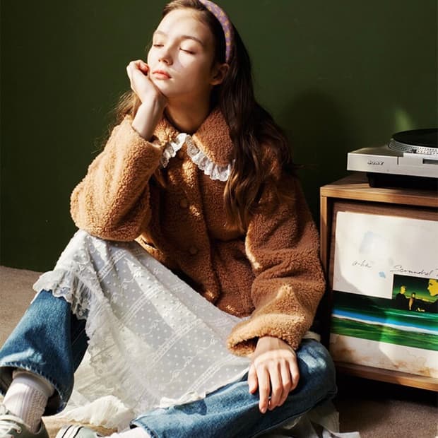 마가린 핑거스 lace wrap skirt 레이스 랩 스커트