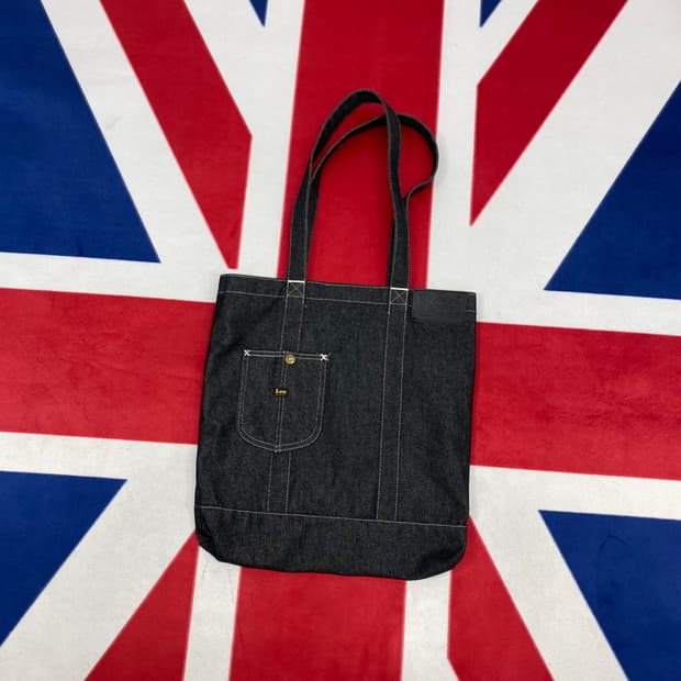 Lee 데님 토트백 40x42