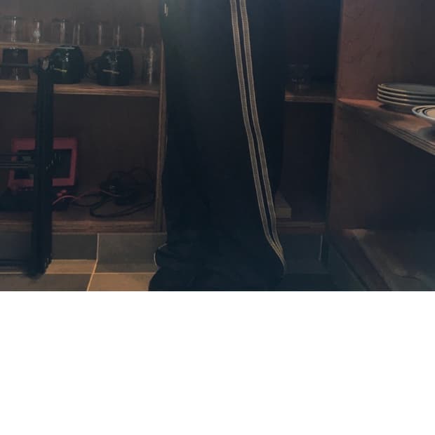 아워캐비넷 ice track pants