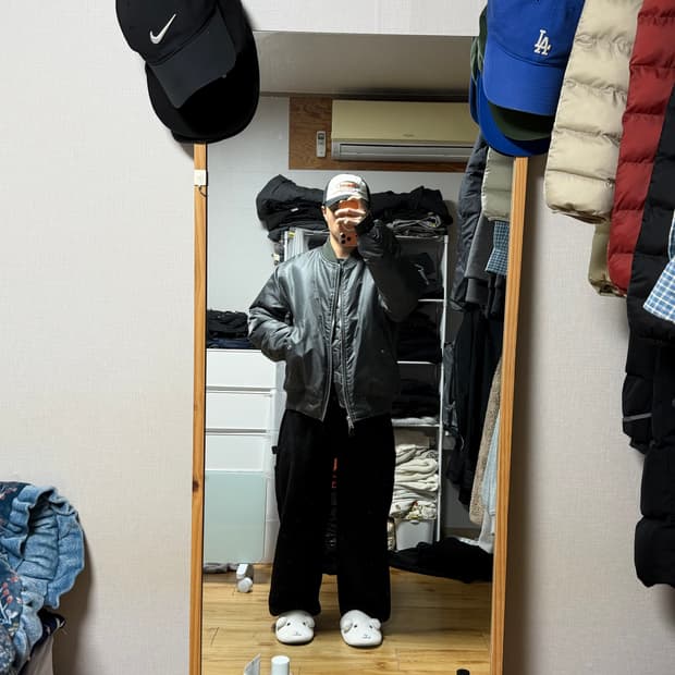 로스코 MA-1 항공 점퍼 카키색