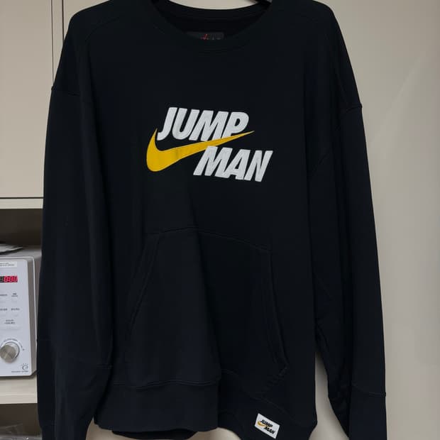 [3XL] 나이키 조던 맨투맨 블랙