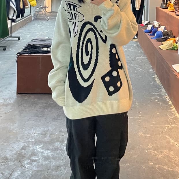 나이키 X 스투시 NRG 롱 슬리브 니트 스웨터 H987