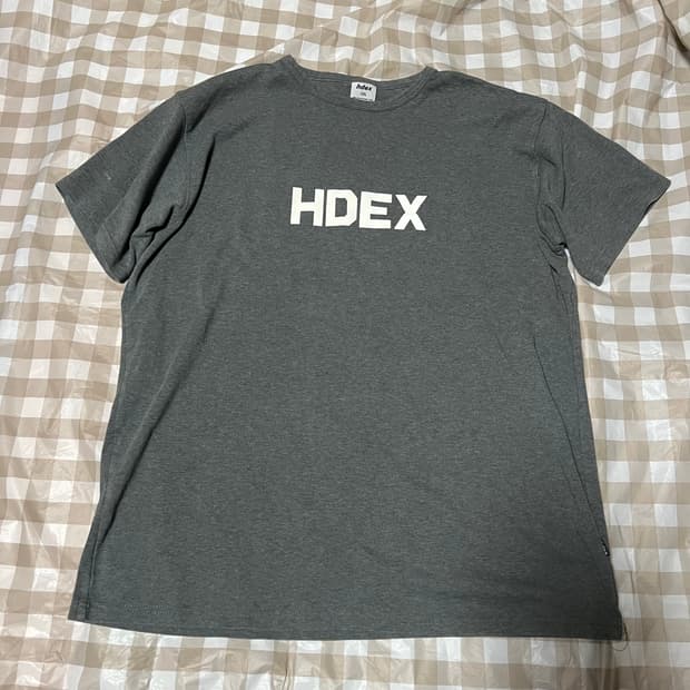 하덱스 HDEX 반팔 회색 2XL 에이치덱스 운동복 트레이닝복